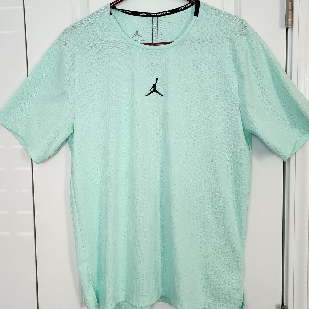 Jordan Dri-FIT ADV Performance T-Shirt Mint Green Moisture Wicking Size M